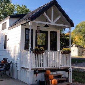 100% Debt Free In Her 14' Tiny House