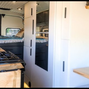 Ford Transit Camper Van With Shower Toilet & Double Sliding Doors - Adventure Tiny House