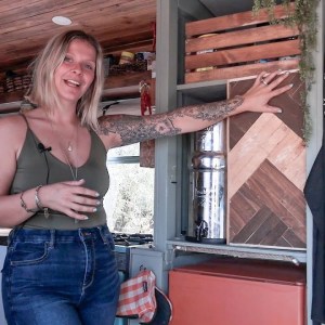 Couple's DIY Shuttle Bus - Tiny House W/ Bohemian Vibes & Shower + Toilet