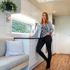 Epic Modern Tiny House With Library Net Loft