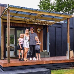 Family Build Epic Modern-Country Style Tiny House
