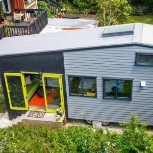 Modern Meets Rustic Design In Dream Tiny House