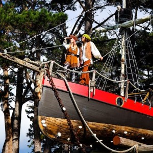 150 Year Old Sailboat Transformed Into Pirate Ship Treehouse! ☠️