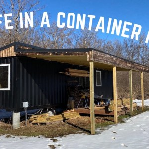 Owner-Built CONTAINER HOME In Private Eco Village