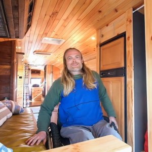 His Handicap Accessible DIY School Bus Tiny House