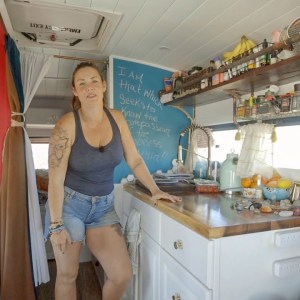 Single Mom & Sons Mini Bus Conversion Tiny House - Life After Loss
