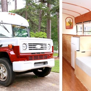 Architect Builds One Of A Kind Skoolie Bus Conversion