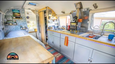 Gorgeous DIY Renovated 1971 Airstream Built with Love & Intention