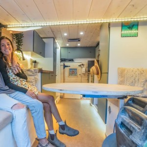 DIY Box Truck Tiny House W/ Elevator Bed, Toilet & Shower