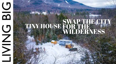 Mother & Daughter Escape the City for a Tiny House in the Wilderness