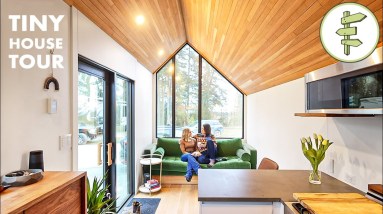 Life in a SUPER Stunning Tiny House That's Custom-Built to Perfection - Full Tour 14 Life in a SUPER Stunning Tiny House That's Custom-Built to Perfection - Full Tour