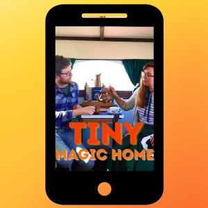 Enchanting tiny home bus - desert meets the Shire #shorts