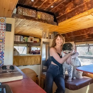 Incredibly Unique Roof Raise Using a Jon Boat - Solo Female in DIY Short Bus