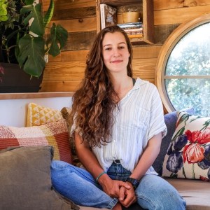 Young Woman's Tiny House & Sufficient Life