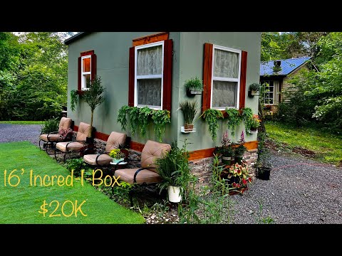 $20k 8’x16’ Incred-I-Box, Bed Option & Another Patio Created Out Back, Let’s Take a Look 🏡🌲