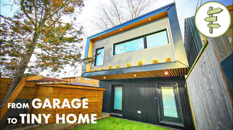 Garage Converted Into AMAZING Modern Laneway House - Tiny Home Tour