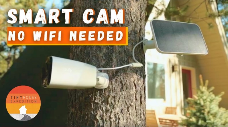 Homestead & Tiny Home Security sans WiFi - eufy 4G Starlight Camera