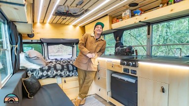 THREE things you need to know about tiny houses #shorts 8 Short Bus w/ Thoughtful Lighting — Buslife Changed His Life