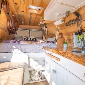 Turtle Top Camper Van - Adventure Tiny Home Tour