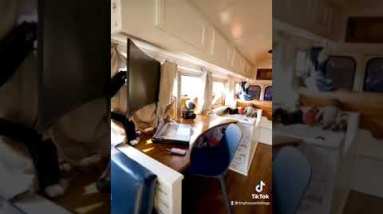 Completely off grid skoolie with three sleeping areas. Listed in St. Augustine, Florida. 16 Completely off grid skoolie with three sleeping areas. Listed in St. Augustine, Florida.