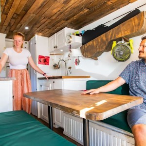 DIY Stealth Box Truck Tiny House - Full Time Travel