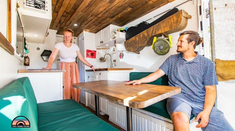 DIY Stealth Box Truck Tiny House - Full Time Travel