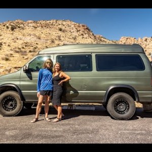 E350 Camper Van Tour - 2" lift & All The Essentials