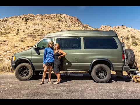 E350 Camper Van Tour - 2" lift & All The Essentials