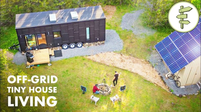 This Super Stylish Off-Grid Tiny House is Packed with Custom Features! Full Tour