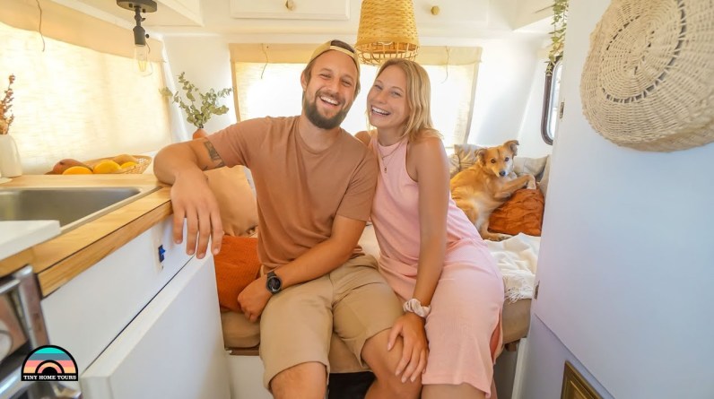 Renovated Vintage 1985 RV - Bright Elegant Tiny Home Design