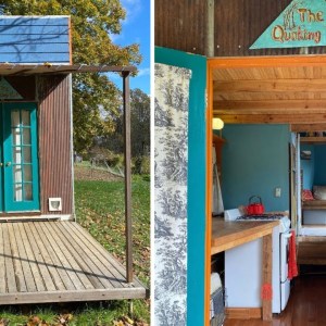 Rustic Tiny House Is Built To Be Completely Off Grid