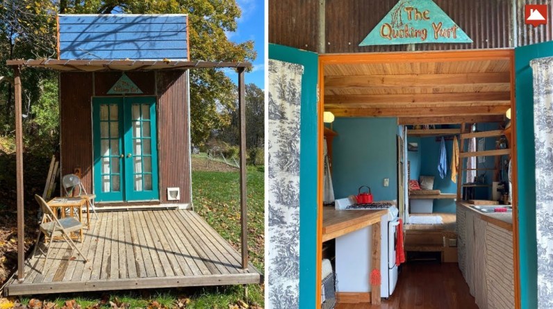 Rustic Tiny House Is Built To Be Completely Off Grid