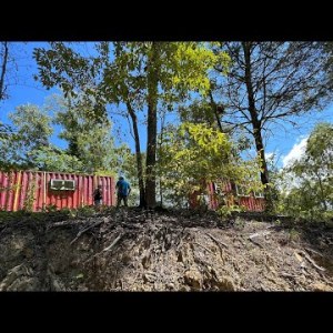 8x20 Container Homes Hauled up Steep Mountain Property 😲🫣🛻🚚🚛🏡🏡🏡