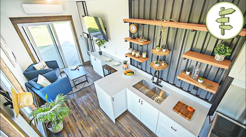 AMAZING 53ft Used Shipping Container Tiny Home - Full Tour