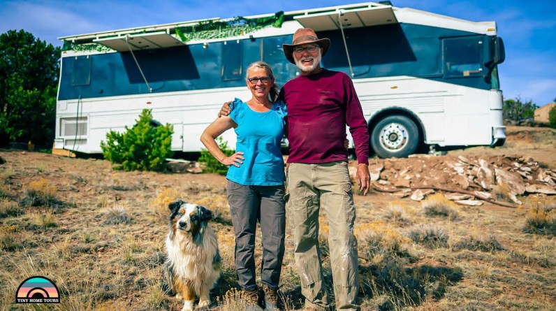 DIY raised roof skoolie - Financial Freedom in tiny living