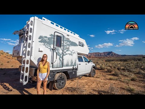 Her Overland Camper Tiny House 🚐