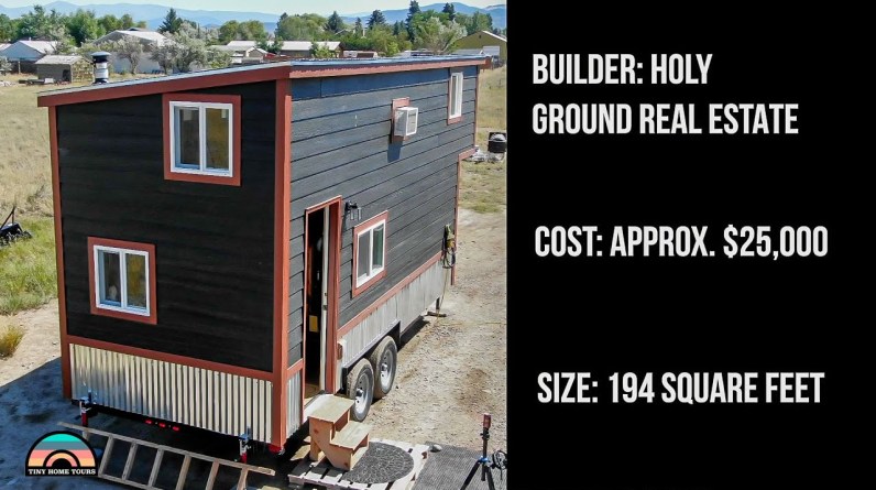 His $25K 194 SqFt Tiny House - Affordable Rent Free Living