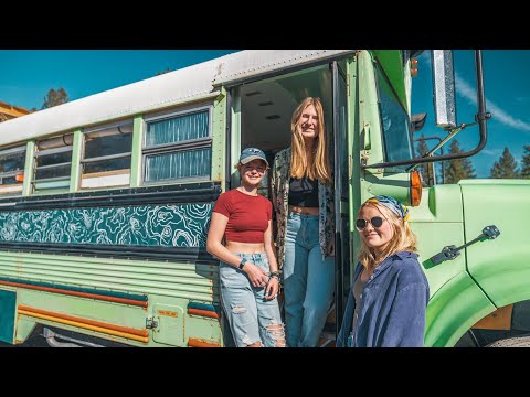 3 women build diy tiny house