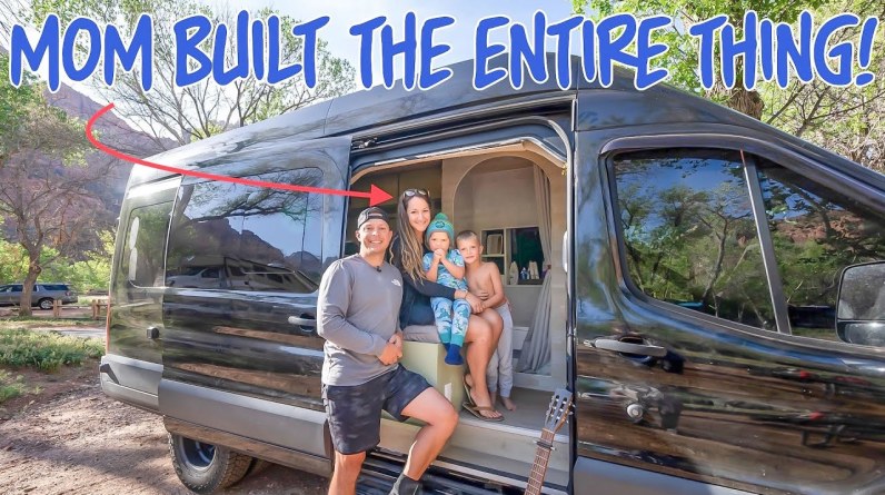 Family of 4 in DIY Promaster Camper Van