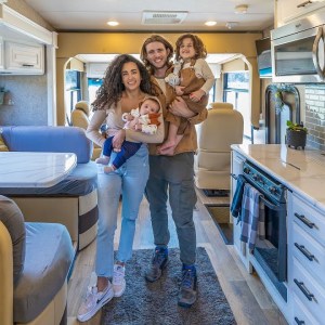 Updated Class A Toy Hauler RV for Family of 4 w/ Kid's Playroom