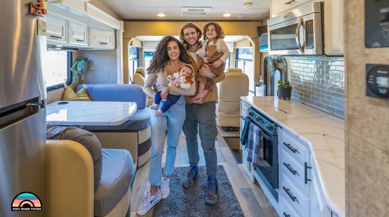 Updated Class A Toy Hauler RV for Family of 4 w/ Kid's Playroom