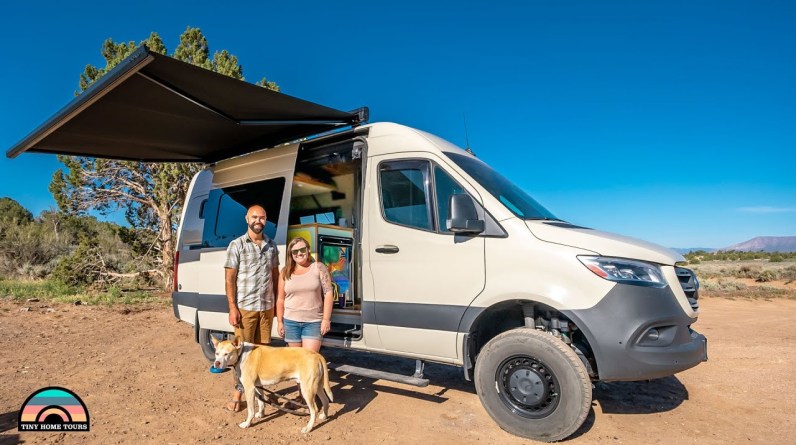 4x4 DIY 2020 Mercedes Sprinter Van Built for Off-Roading
