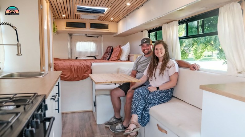 DIY Shuttle Bus Camper Conversion w/ Clever Build Ideas
