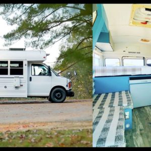 DIY Mini School Bus Conversion Tiny House - $13k Budget Van Life