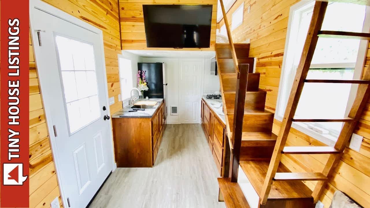 Dual-Loft Tiny House With Separate Bedroom For Sale