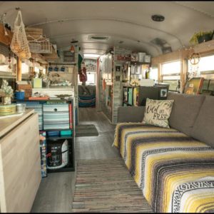 Families DIY School Bus Tiny House - Escaping The "Normal" Life