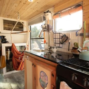 Her Beautiful DIY Ambulance Tiny House - Solo Female Travel On A Budget