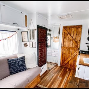Her Gorgeous Renovated DIY Tiny House  - Single Solo Female RV Life