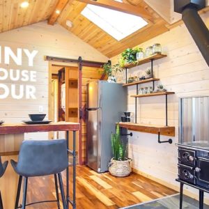 Fine Crafted DREAM TINY HOUSE with Extra Wide Layout & Unique Vintage Fixtures
