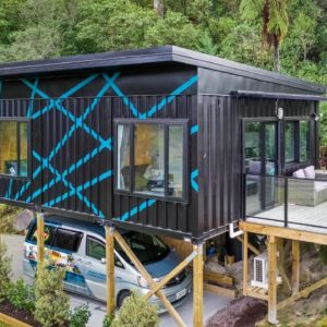 Stunning Modern Small Home Made From 3 x 20ft Shipping Containers